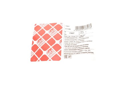 Трос ручних гальм febі Bilstein 176827