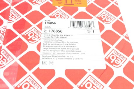 К-т сервісний АКПП(рідина для гідравл. передач 14738 5х1L + фільтр АКПП з прокладкою) febі Bilstein 176856