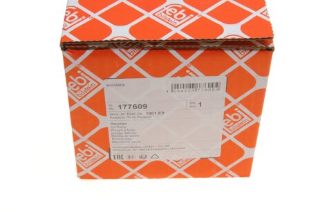 Помпа масла febі Bilstein 177609