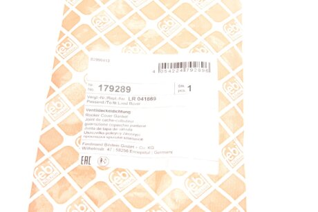 Прокладка кришки клапанів febі Bilstein 179289