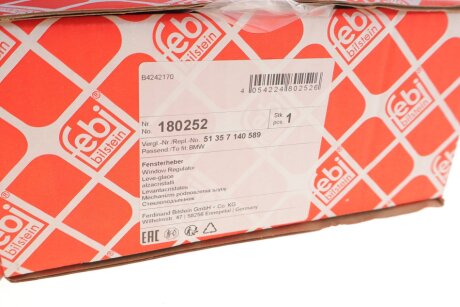Механізм склопідіймача febі Bilstein 180252