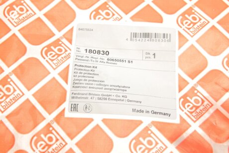 К-т захистний амортизатора febі Bilstein 180830