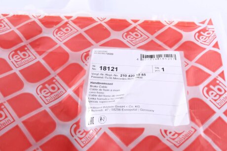 Трос ручника febі Bilstein 18121