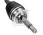 FEBI TOYOTA Напіввісь передня ліва L=650 mm 26/20 COROLLA Verso (ZER_, ZZE12_, R1_) 1.6/1.8 04-09 febі bilstein 181257