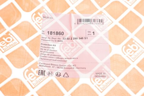 Пилозахисний к-т амортизатора febі Bilstein 181860