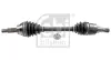 FEBI FORD піввісь ліва Fusion 1.4/1.6 -12, Fiesta 1.25/1.6 -08 febі bilstein 182024