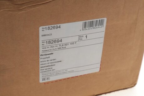 Вал привідний febі Bilstein 182694