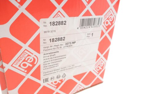 К-т валу привідного febі Bilstein 182882