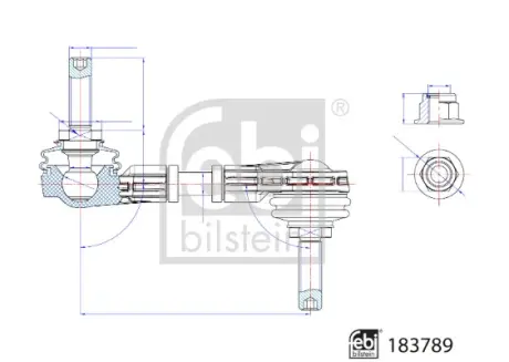 Задняя стойка стабилизатора febі bilstein 183789