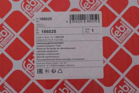 Бачок розширення охолоджуючої рідіни febі Bilstein 186025