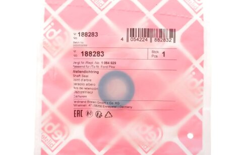 Кільце ущільнювальне febі Bilstein 188283