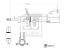 FEBI RENAULT амортизатор газ.передн.Kangoo 08- febі bilstein 193113