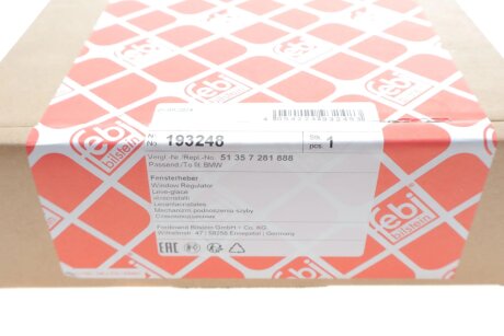 Механізм склопідіймача febі Bilstein 193248