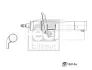 FEBI VW амортизатор газ.Original передн. Audi A3 03- febі bilstein 194146
