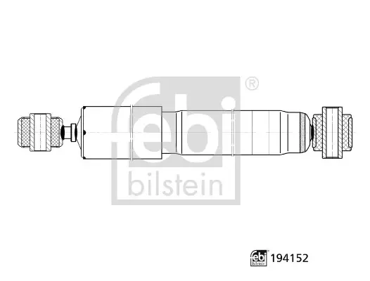 Задний амортизатор (стойка) febі bilstein 194152