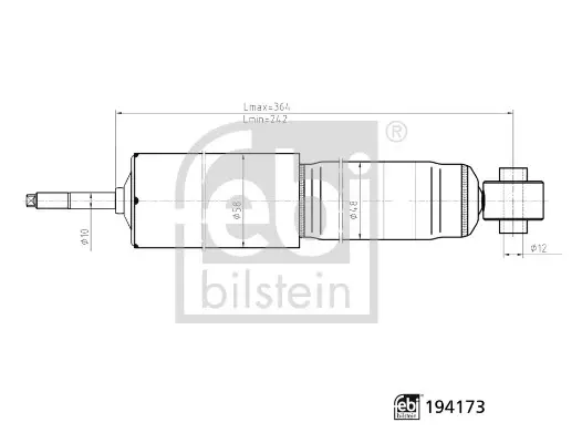 FEBI - Амортизатор Febі Bilstein 194173 (фото 1)