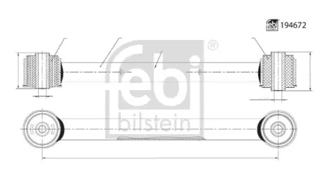 Подушка (опора) двигателя febі bilstein 194672