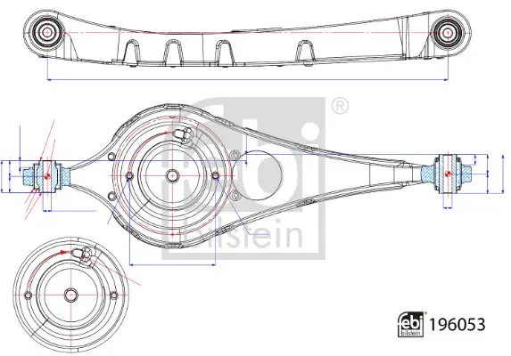 Подушка (опора) двигателя febі bilstein 196053