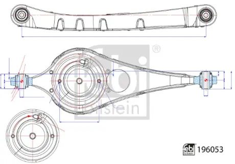 Подушка (опора) двигателя febі bilstein 196053