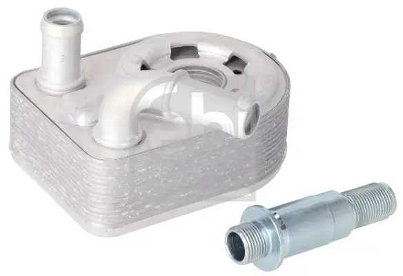 Масляний радіатор VOLVO S60 II, S80 II, V40, V60 I, V70 III FORD B-MAX, C-MAX II, ECOSPORT, FIESTA, FIESTA VI, FOCUS II, FOCUS III, FOCUS III/HATCHBACK, FOCUS II/KOMBI, GALAXY II 1.4-2.5 07.04- Febі Bilstein 196061 (фото 1)