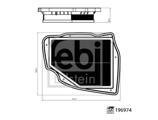 Фільтр повітря Febі Bilstein 196974 (фото 1)