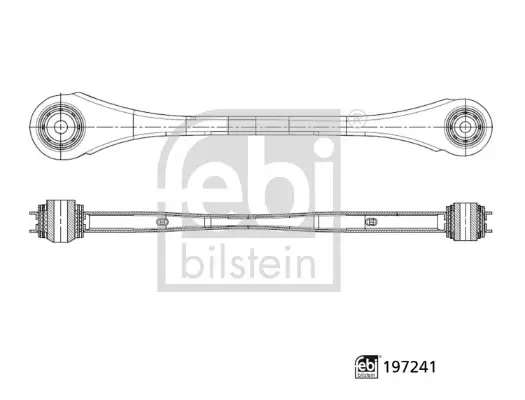 Сайлентблок заднього поздовжнього важеля Febі Bilstein 197241 (фото 1)