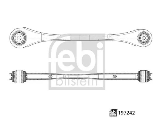 Сайлентблок заднего продольного рычага febі bilstein 197242