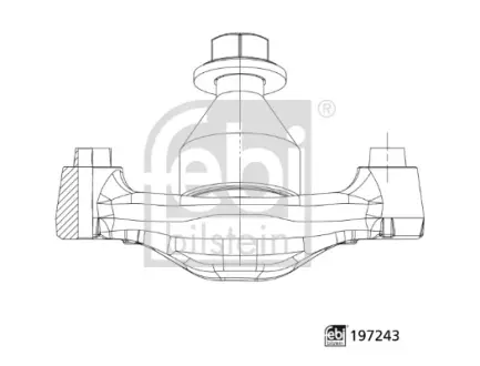 Нижня кульова опора Febі Bilstein 197243