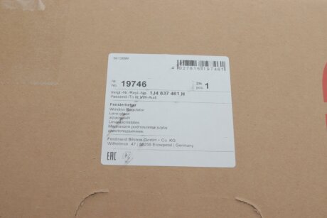 FEBI VW Стеклоподьемник передний GOLF IV 98- 4D лев. febі Bilstein 19746