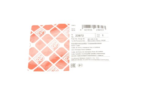 Трос ручника febі Bilstein 23972