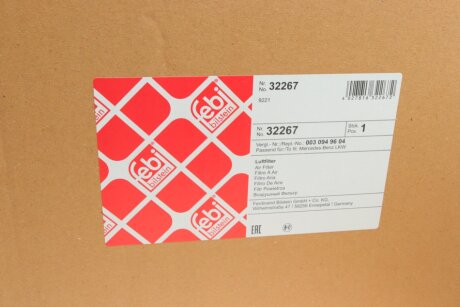 Воздушный фильтр febі Bilstein 32267