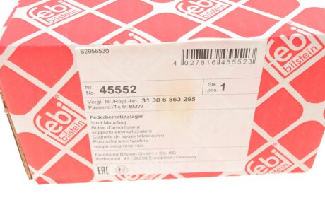 Подушки амортизатора febі Bilstein 45552