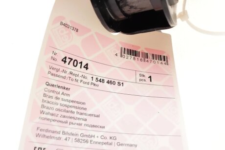 Важіль підвіски,задня вісь febі Bilstein 47014