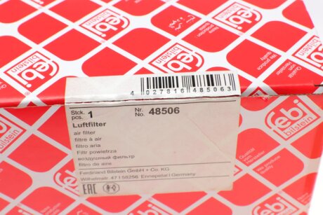 Фильтр воздушный febі Bilstein 48506