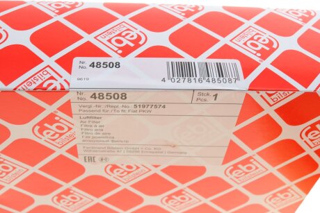 FEBI FIAT Фильтр воздушный 500X 14- febі Bilstein 48508