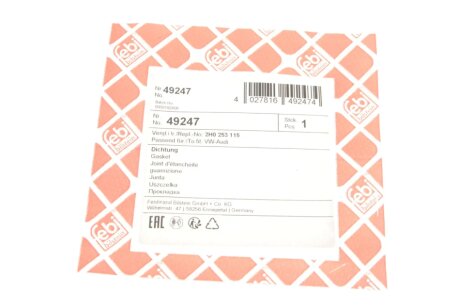 Прокладки,випуск.сист. febі Bilstein 49247