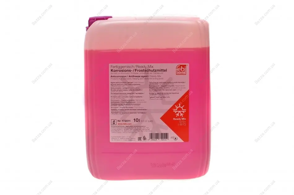 Антифриз FEBI фіолетовий Ready Mix -35C G12 + (Каністра 10л) Febі Bilstein 172011 (фото 1)