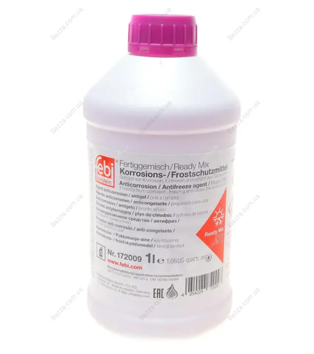 Антифриз FEBI фиолетовый Ready Mix -35C G12+ (Канистра 1л) febі bilstein 172009