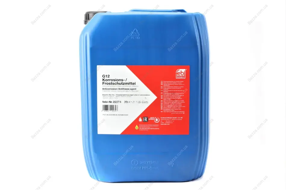 Антифриз FEBI красный концентрат G12 (Канистра 20л) febі bilstein 22274