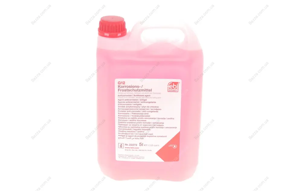 Антифриз FEBI красный концентрат G12 (Канистра 5л) febі bilstein 22272