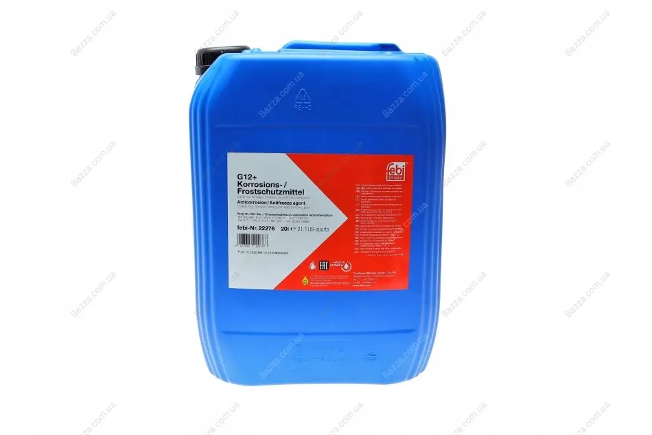 Антифриз FEBI лиловый концентрат G12+ (Канистра 20л) febі bilstein 22276