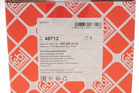 Бачок febi Bilstein 48712