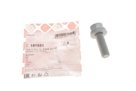 Болт гальмівного супорта febі Bilstein 181551