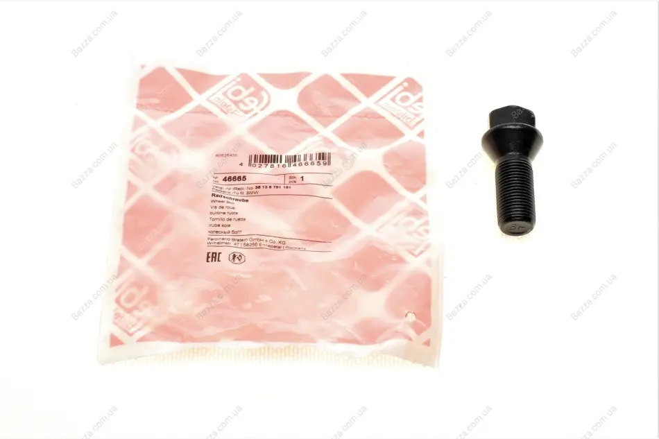 Болт колеса febі bilstein 46665