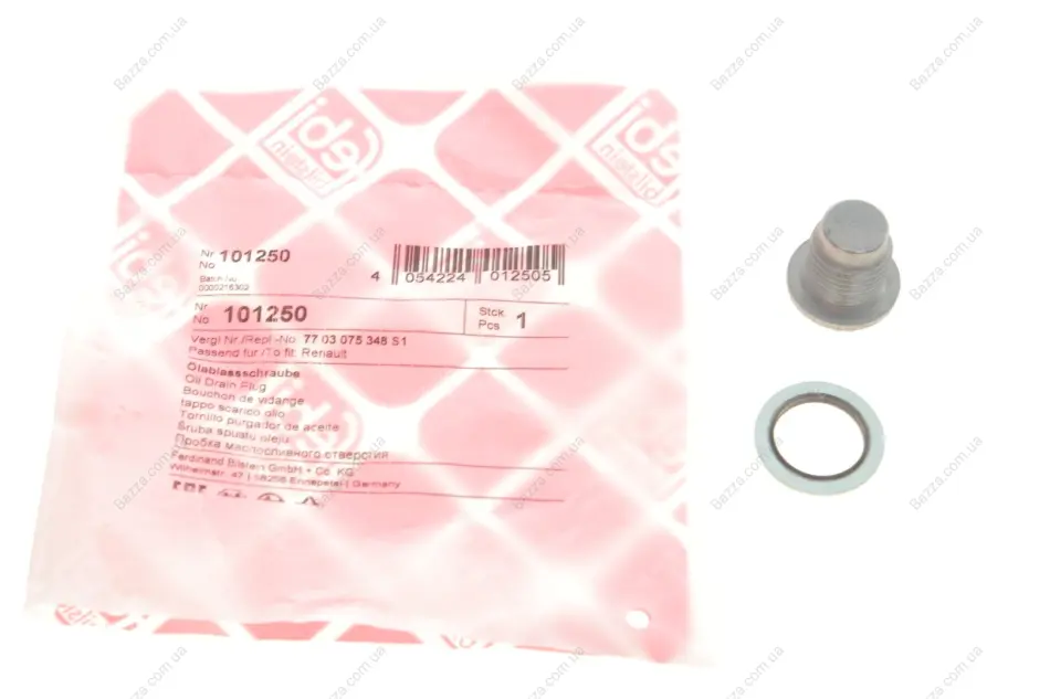 Болт слива febі bilstein 101250
