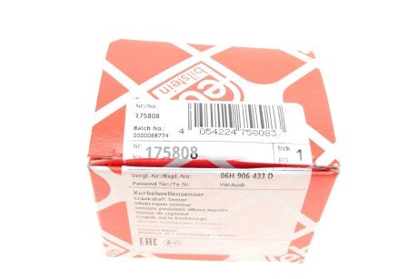 Crankshaft Sensor febі Bilstein 175808