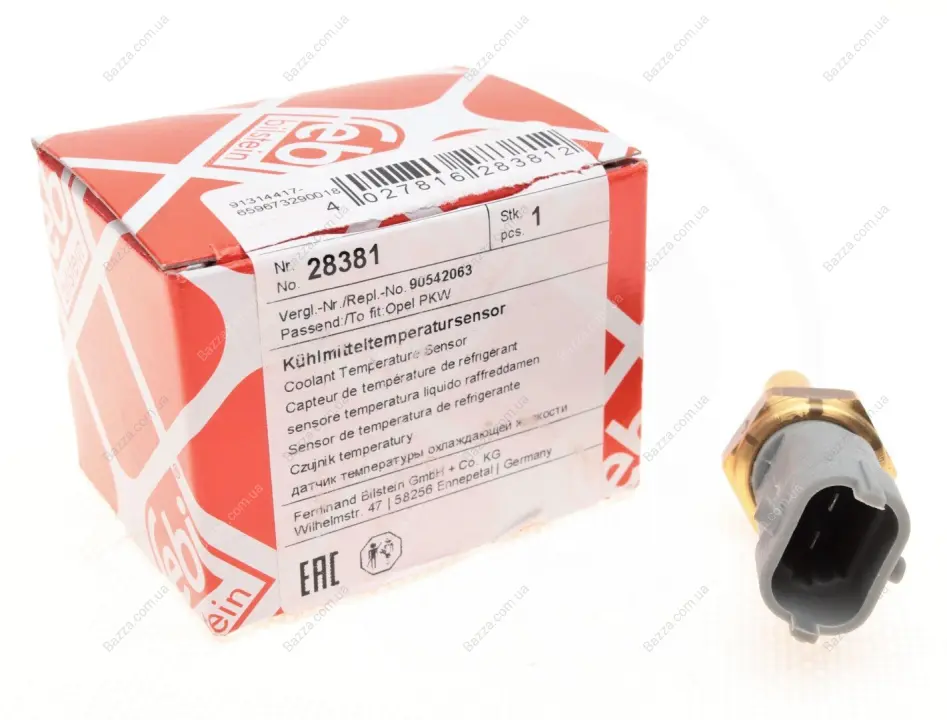 Датчик темп. охлаждающей жидкости OPEL(пр-во FEBI) febі bilstein 28381