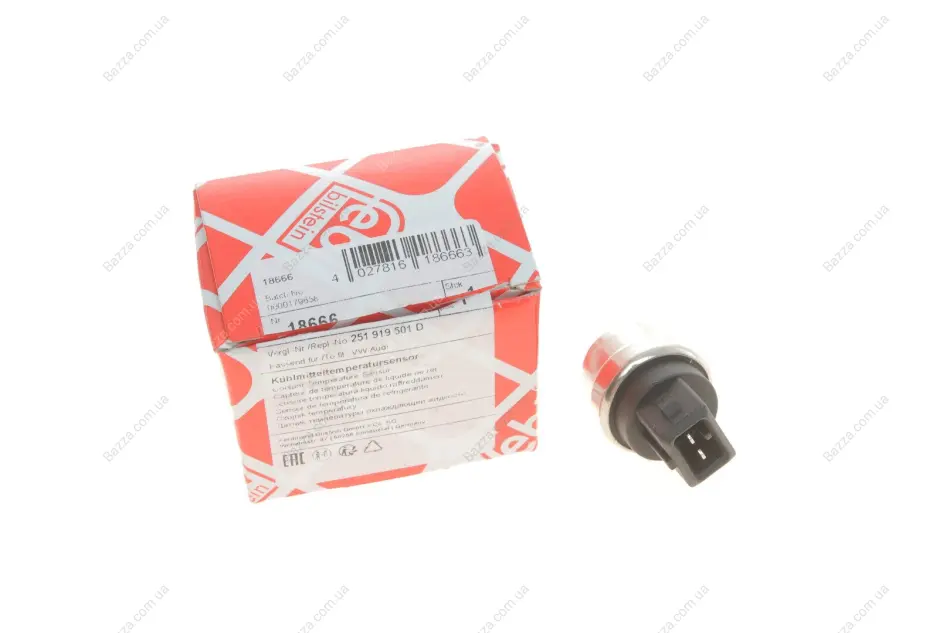 Датчик температуры VW-Audi (пр-во FEBI) Febі Bilstein 18666 (фото 1)