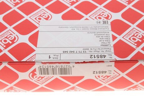 FEBI BMW Фильтр возд.X3/Z4 06- febі Bilstein 48512