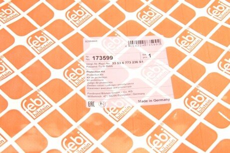 FEBI BMW К-т защиты задн. амортизаторов X5 E70 febі Bilstein 173599